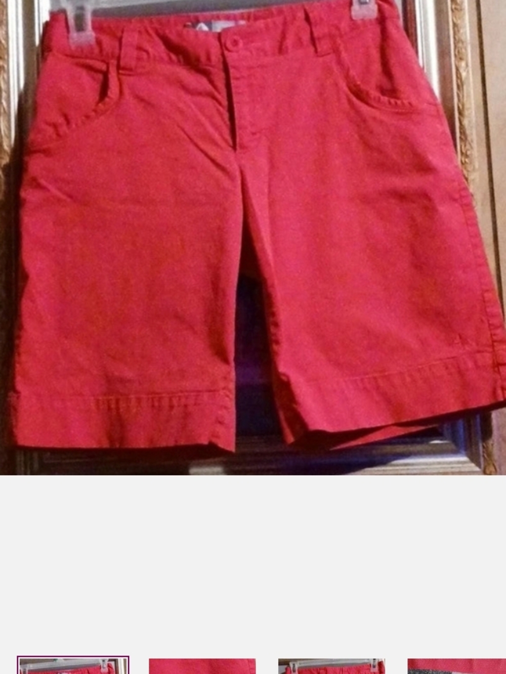 Nike ACG Women's Red Bermuda Shorts